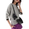 image:imagekate spade new york Womens Duo Crossbody BagShearling Black With Bear Charm