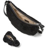 image:imagekate spade new york Womens Duo Crossbody BagShearling Black With Bear Charm