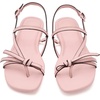 image:imagekate spade new york Womens Loop Smooth Leather Flat SandalCrinkled Tutu Pink