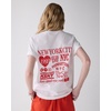 image:imagekate spade new york Womens Novelty TeeFresh White Nyc Apple