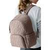 image:imagekate spade new york Womens Tilly Quilted Fabric Large Backpack Black One SizeCity Scape