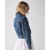 image:imagekate spade new york Womens Vibrant Buds Embroidered Denim JacketMarine Blue Wash