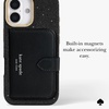 image:imagekate spade new york iPhone 17 Case  Tortoise Brown  Compatible with MagSafe  Lightweight Designer Case for iPhone 17 with AntiScratch Coating and Speckled Tortoise DesignBlack