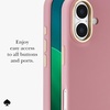 image:imagekate spade new york iPhone 17 Case  Tortoise Brown  Compatible with MagSafe  Lightweight Designer Case for iPhone 17 with AntiScratch Coating and Speckled Tortoise DesignPink