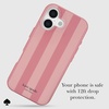image:imagekate spade new york iPhone 17 Case  Tortoise Brown  Compatible with MagSafe  Lightweight Designer Case for iPhone 17 with AntiScratch Coating and Speckled Tortoise DesignStripe Rose Coral