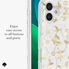 image:imagekate spade new york iPhone 17 Case  Tortoise Brown  Compatible with MagSafe  Lightweight Designer Case for iPhone 17 with AntiScratch Coating and Speckled Tortoise DesignSunshine Floral Gems