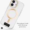 image:imagekate spade new york iPhone 17 Case  Tortoise Brown  Compatible with MagSafe  Lightweight Designer Case for iPhone 17 with AntiScratch Coating and Speckled Tortoise DesignClear