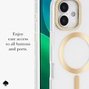 image:imagekate spade new york iPhone 17 Case  Tortoise Brown  Compatible with MagSafe  Lightweight Designer Case for iPhone 17 with AntiScratch Coating and Speckled Tortoise DesignClear