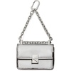 image:imagekate spade new york Charmed Smooth Leather On A Roll Taxi Leather Bag CharmMirror Metallic Nano Deco Bag