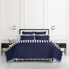 Sateen Ruffle Navy