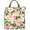 image:imagekate spade new york Cute Lunch Bag for Women Large Capacity Lunch Tote Adult Lunch Box with Silver Thermal Insulated Interior Lining and Storage Pocket Book ClubHidden Garden