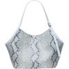 Snake Embossed Pale Sapphirine