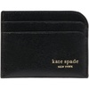 image:imagekate spade new york Devin Wavy Leather Card HolderBlack