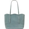 Wavy Dark English Sea Suede
