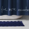 image:imagekate spade new york Dotted Woven Bath Rug 17 in x 24 in Absorbent Bath Mat Slip Resistant Made from 100 Cotton Machine Washable French NavyFrench Navy
