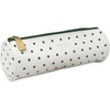 image:imagekate spade new york Faux Leather Pen and Pencil Case Small Pouch for Office Organization for Women with Zipper Closure Petite StripeLexington Dot