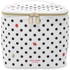 image:imagekate spade new york Insulated Lunch Tote Small Lunch Cooler Cute Lunch Bag for Women Striped Thermal Bag with Double Zipper Close and Carrying Handle Invite OnlyLadybug Dot