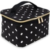 image:imagekate spade new york Insulated Lunch Tote Small Lunch Cooler Cute Lunch Bag for Women Thermal Bag with Double Zipper Close and Carrying Handle Lexington DotAlmond Dot