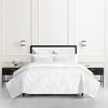 image:imagekate spade new york Scalloped Edge Euro Sham 26 x 26 Decorative Pillow Cover Single 100 Cotton Cover Machine Washable NavyBright White