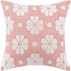 image:imagekate spade new york Spade Floral Decorative Pillow 20 x 20 Throw Pillow for Bed or Sofa Textured Cotton and Polyester Blend Cover PinkPink