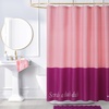 image:imagekate spade new york Squeaky Clean Color Block Shower Curtain 72 in x 72 in Made from 100 Cotton Machine Washable Black and White Shower CurtainPink