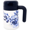 image:imagekate spade new york Travel Tea Mug16 oz Stainless Steel Thermal Mug with Tea Infuser Floral ToileFloral Toile