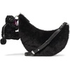Shearling Black With Bear Charm