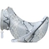 Snake Embossed Pale Sapphirine