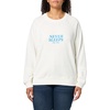 image:imagekate spade new york Womens Essential Logo SweatshirtCream Nyc Never Sleeps