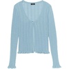 image:imagekate spade new york Womens Pointelle Lace Knit CardiganPristine Pool