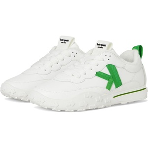 image:imageKate Spade New York Womens K as in Kate Runner SneakersTrue WhiteKs Green