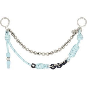 image:imagekate spade new york Charmed Smooth Leather On A Roll Taxi Leather Bag CharmBlue Rope Chain