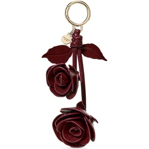 image:imagekate spade new york Charmed Smooth Leather On A Roll Taxi Leather Bag CharmCherry Juice Stacked Rose