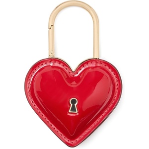 image:imagekate spade new york Charmed Smooth Leather On A Roll Taxi Leather Bag CharmCherry Rouge Key to My Heart