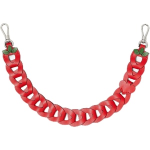 image:imagekate spade new york Charmed Smooth Leather On A Roll Taxi Leather Bag CharmHeirloom Tomato Strawberry