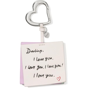image:imagekate spade new york Charmed Smooth Leather On A Roll Taxi Leather Bag CharmI Love You Script