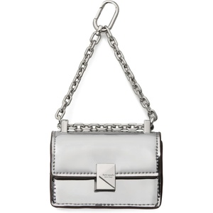 image:imagekate spade new york Charmed Smooth Leather On A Roll Taxi Leather Bag CharmMirror Metallic Nano Deco Bag