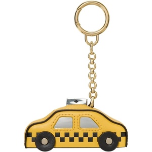 image:imagekate spade new york Charmed Smooth Leather On A Roll Taxi Leather Bag CharmYellow on a Roll Taxi