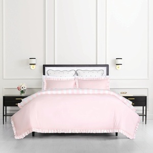 image:imagekate spade new york Curious Garden 3Piece FullQueen Comforter Set 100 Cotton Reversible Cover All Season Warmth Bedding Machine Washable Pink MulticolorSateen Ruffle Pink