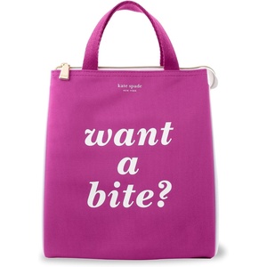 image:imagekate spade new york Cute Lunch Bag for Women Large Capacity Lunch Tote Adult Lunch Box with Silver Thermal Insulated Interior Lining and Storage Pocket Book ClubPink