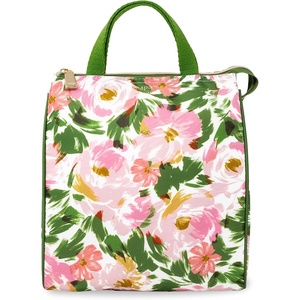 image:imagekate spade new york Cute Lunch Bag for Women Large Capacity Lunch Tote Adult Lunch Box with Silver Thermal Insulated Interior Lining and Storage Pocket Book ClubHidden Garden