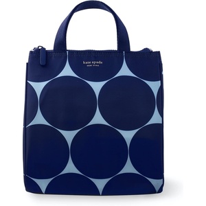 image:imagekate spade new york Cute Lunch Bag for Women Large Capacity Lunch Tote Adult Lunch Box with Silver Thermal Insulated Interior Lining and Storage Pocket Book ClubJoy Dot