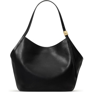 image:imagekate spade new york Deco Fine Grain Leather Tulip ToteBlack
