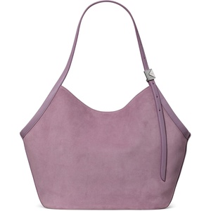 image:imagekate spade new york Deco Fine Grain Leather Tulip ToteMarket Purple Suede