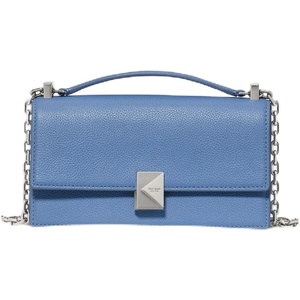 image:imagekate spade new york Deco Quilted Leather Mini Flap Chain CrossbodyBlue