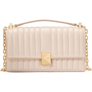 image:imagekate spade new york Deco Quilted Leather Mini Flap Chain CrossbodyQuilted Milk Glass