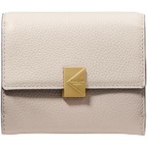 image:imagekate spade new york Deco Vibrant Buds Printed Leather Small Flap WalletColorblock Cashew Milk Multi