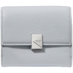 image:imagekate spade new york Deco Vibrant Buds Printed Leather Small Flap WalletPale Sapphirine