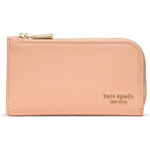image:imagekate spade new york Devin I Love You Script Embossed Leather Small Slim Bifold WalletLight Cantaloupe