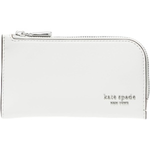 image:imagekate spade new york Devin I Love You Script Embossed Leather Small Slim Bifold WalletTrue White Multi